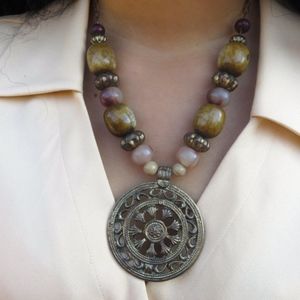 1970's Boho Statement Necklace